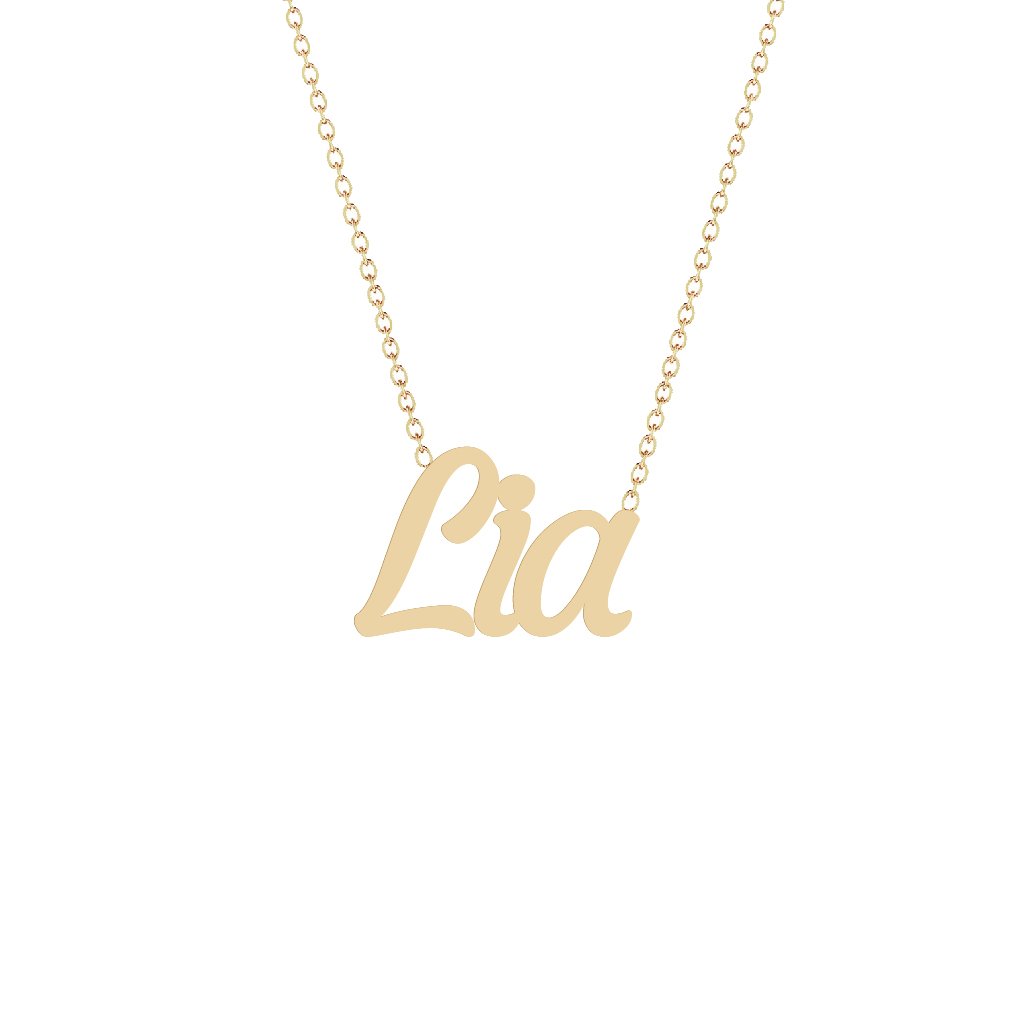 Gold Name Necklace - Lia