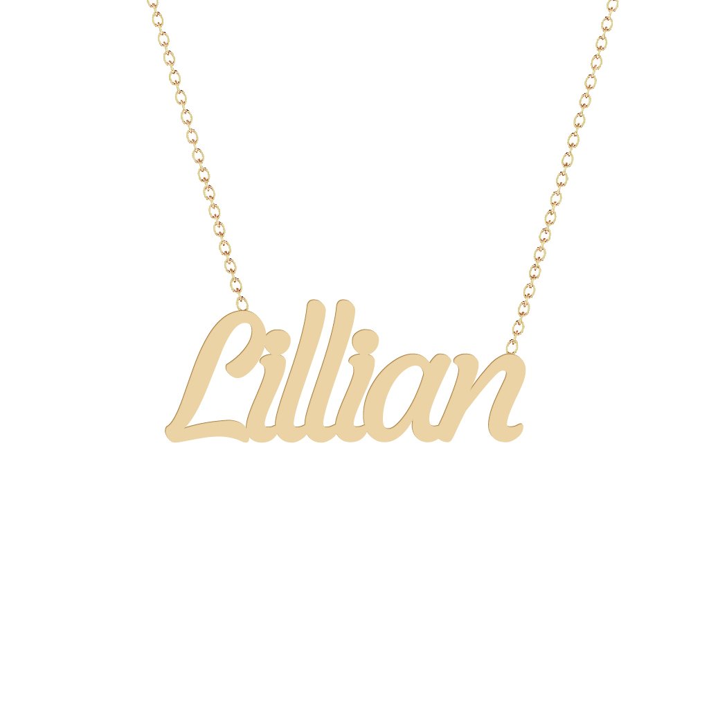 Gold Name Necklace - Lillian