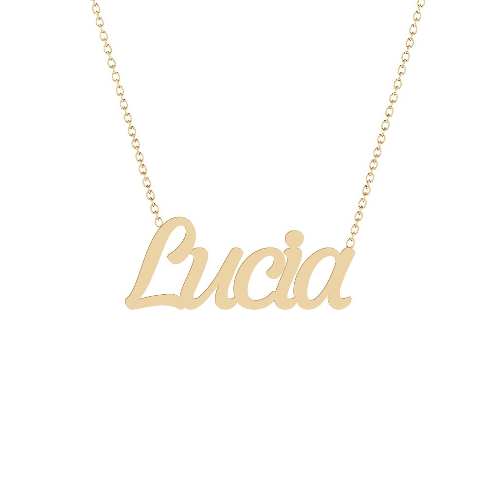 Gold Name Necklace - Lucia