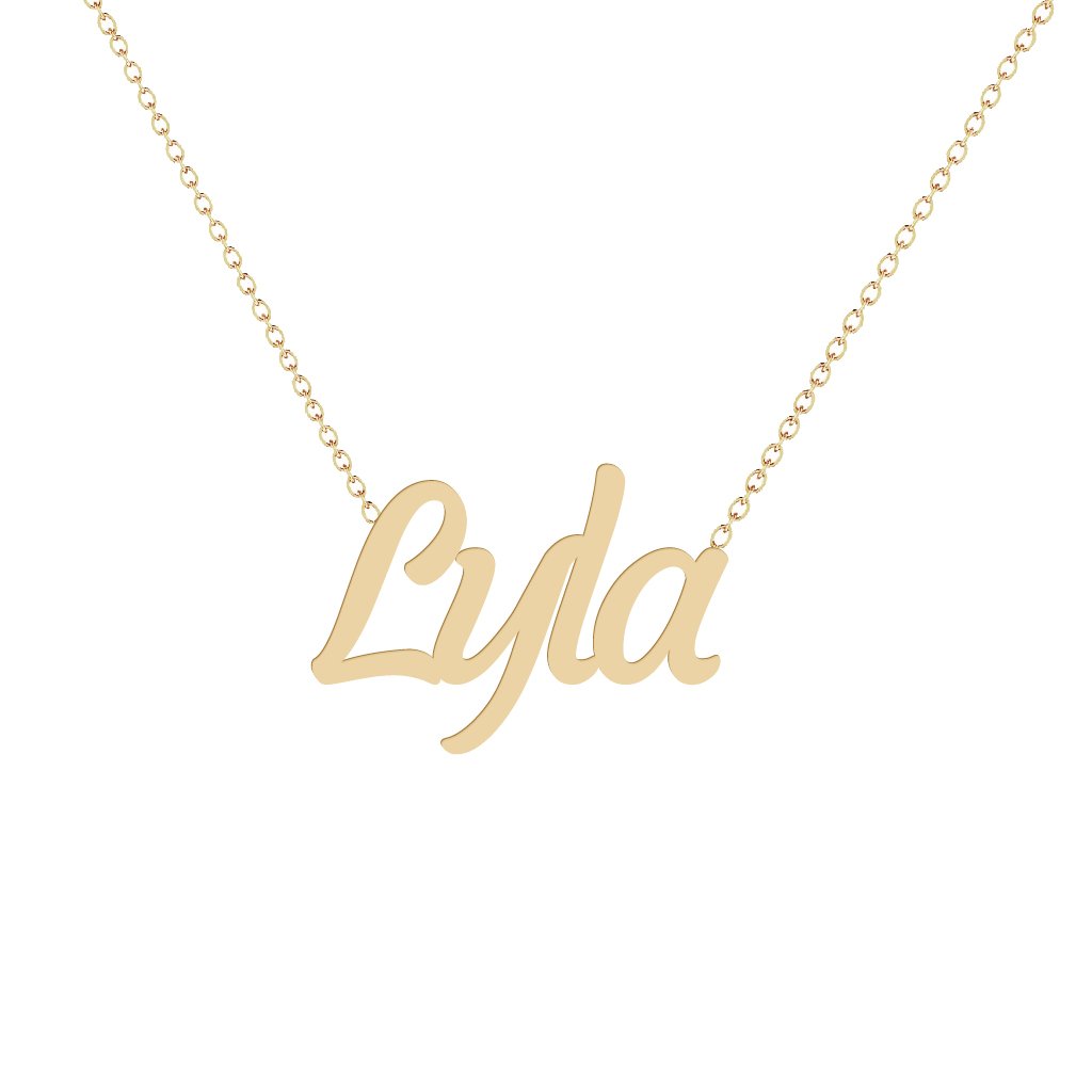 Gold Name Necklace - Lyla