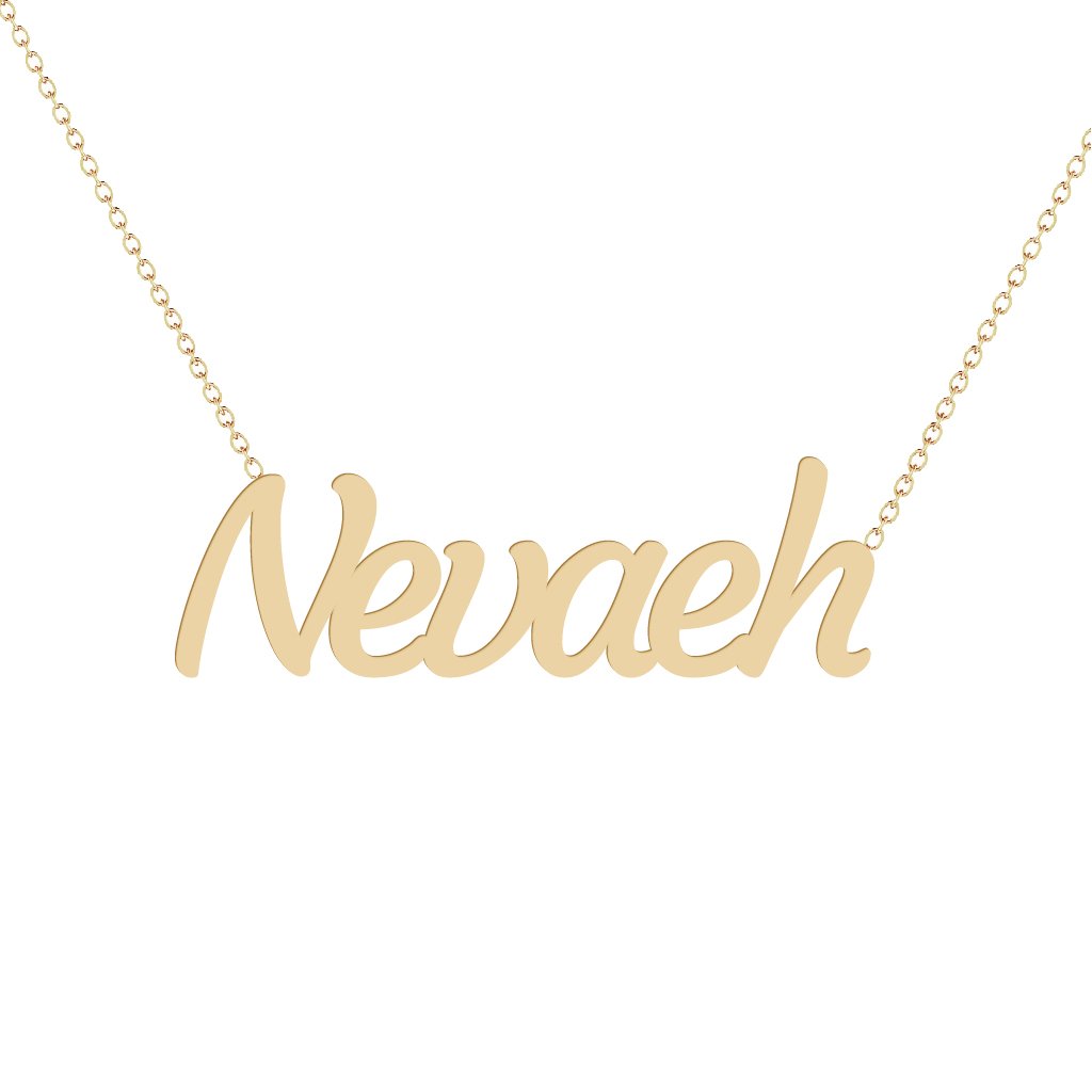 Gold Name Necklace - Nevaeh