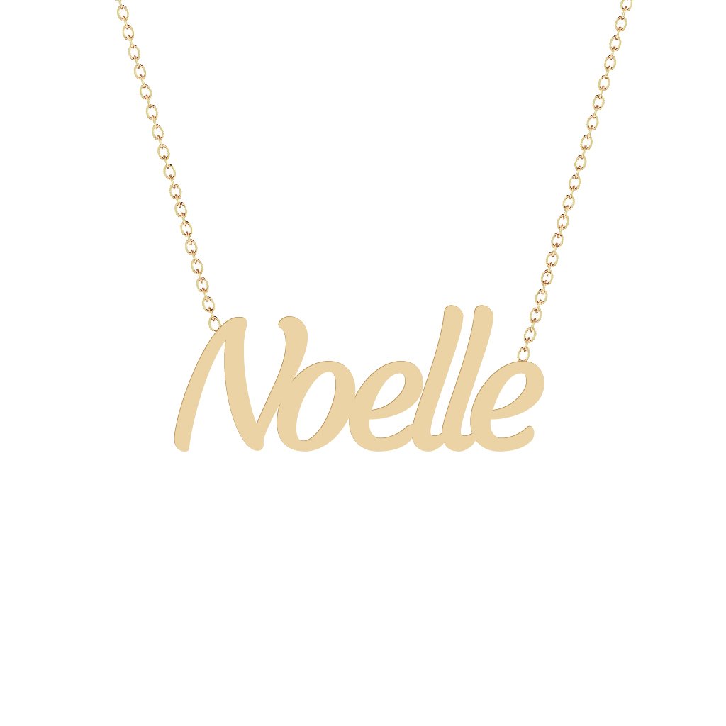 Gold Name Necklace - Noelle