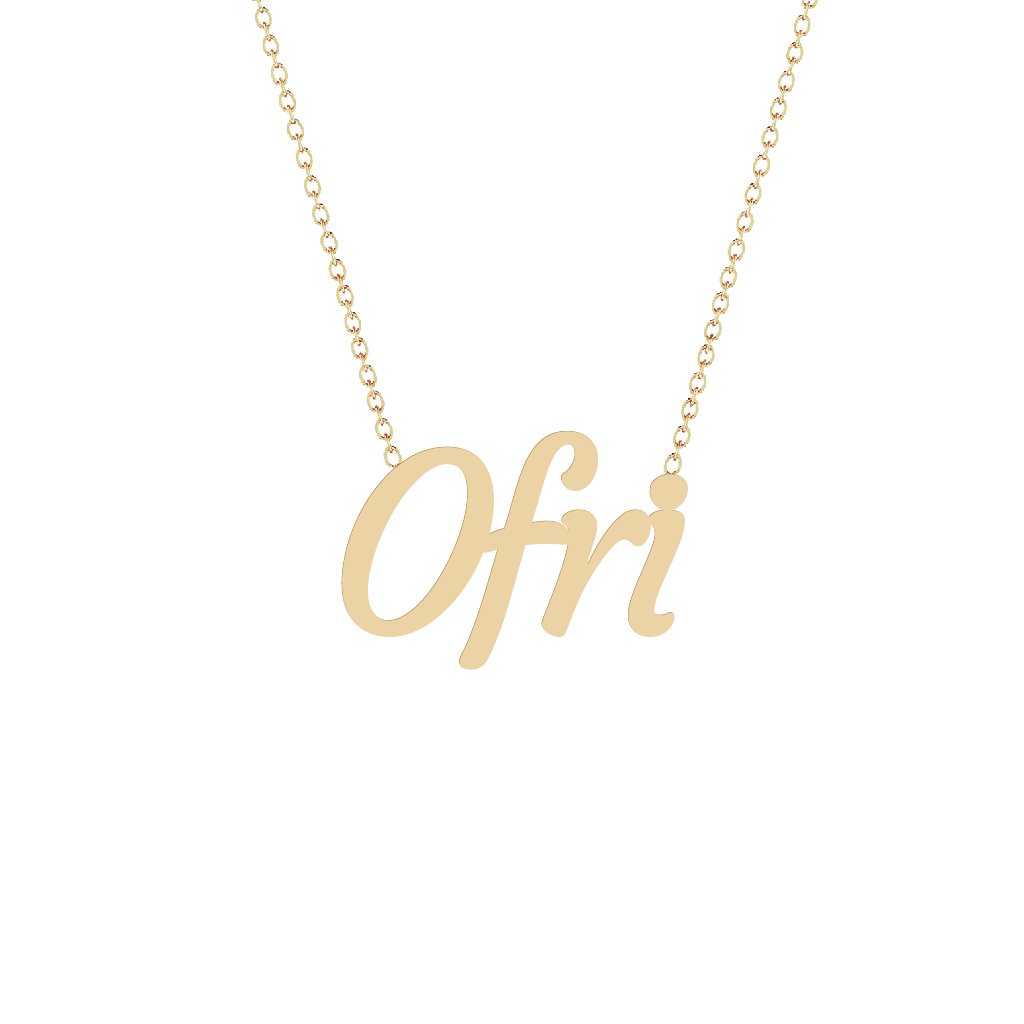Gold Name Necklace - Ofri