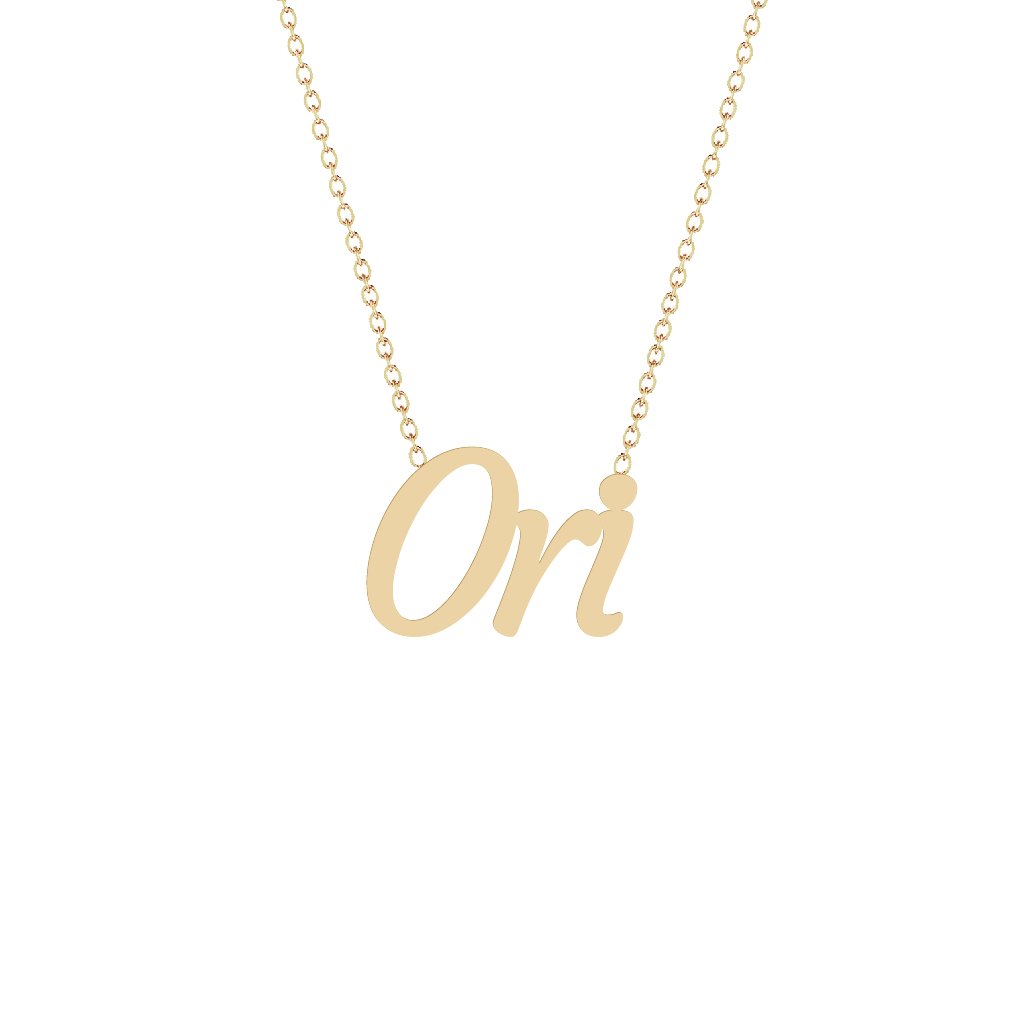 Gold Name Necklace - Ori