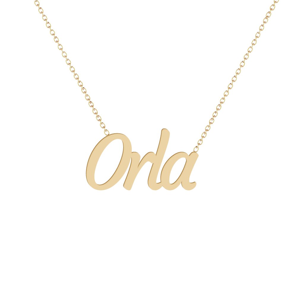 Gold Name Necklace - Orla