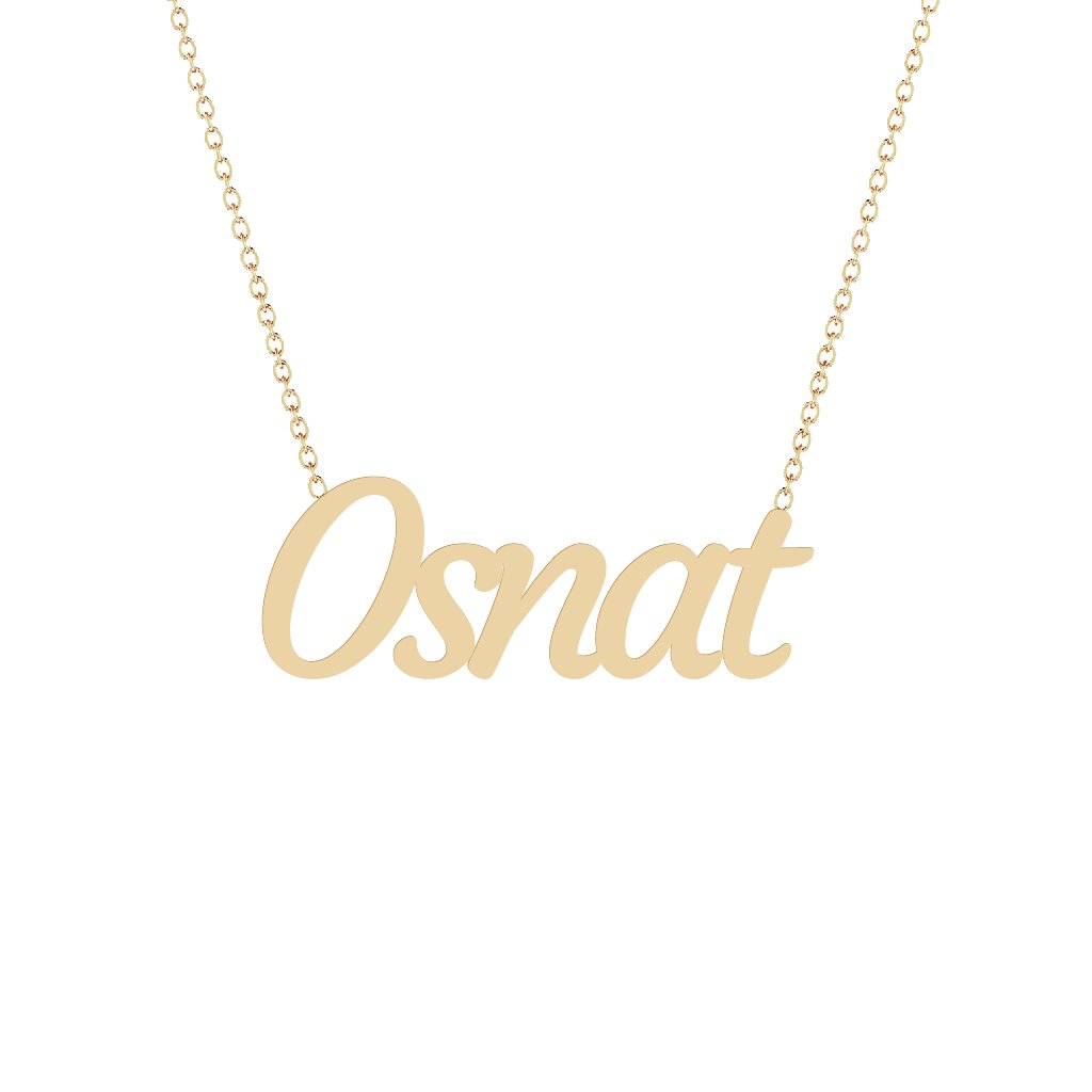 Gold Name Necklace - Osnat