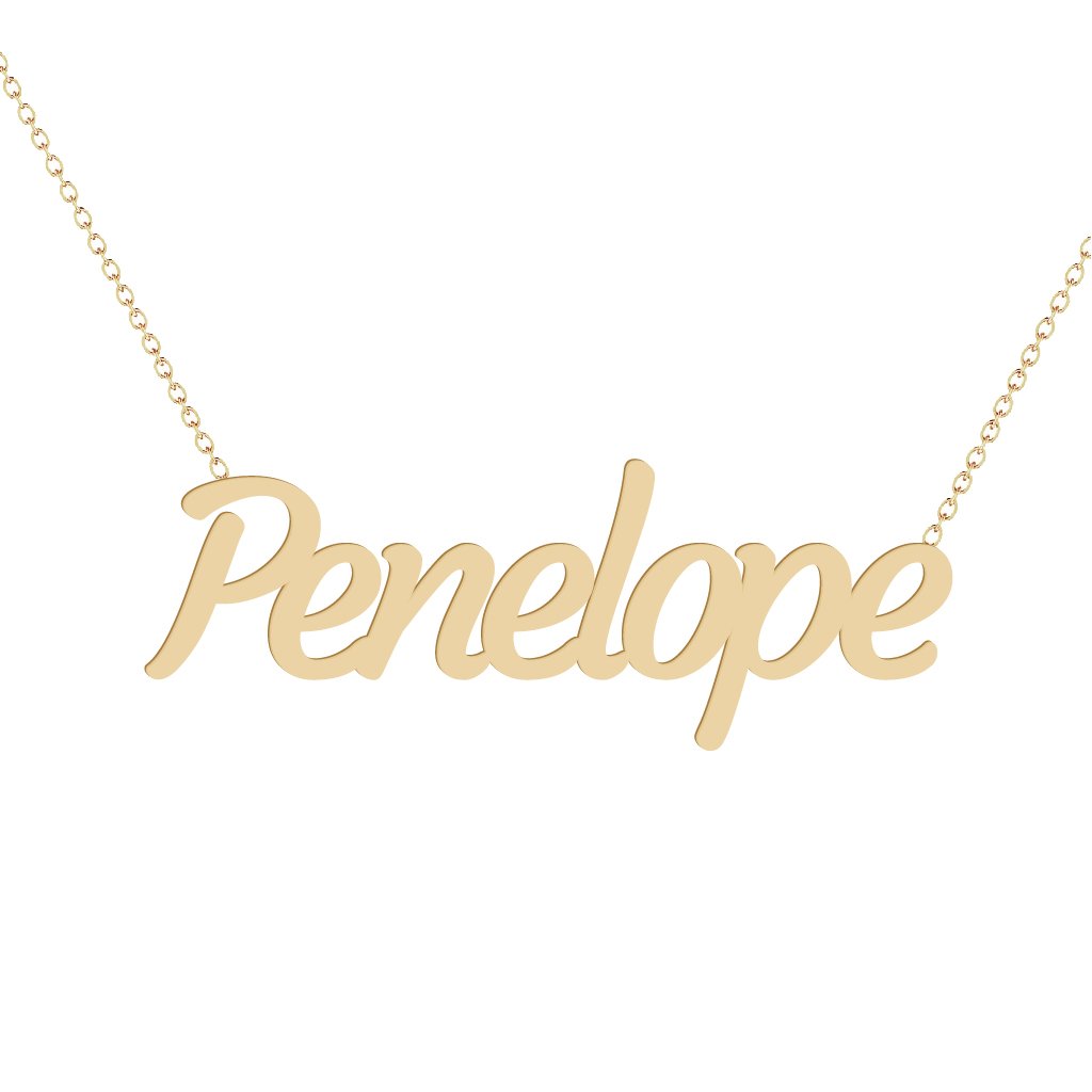 Gold Name Necklace - Penelope