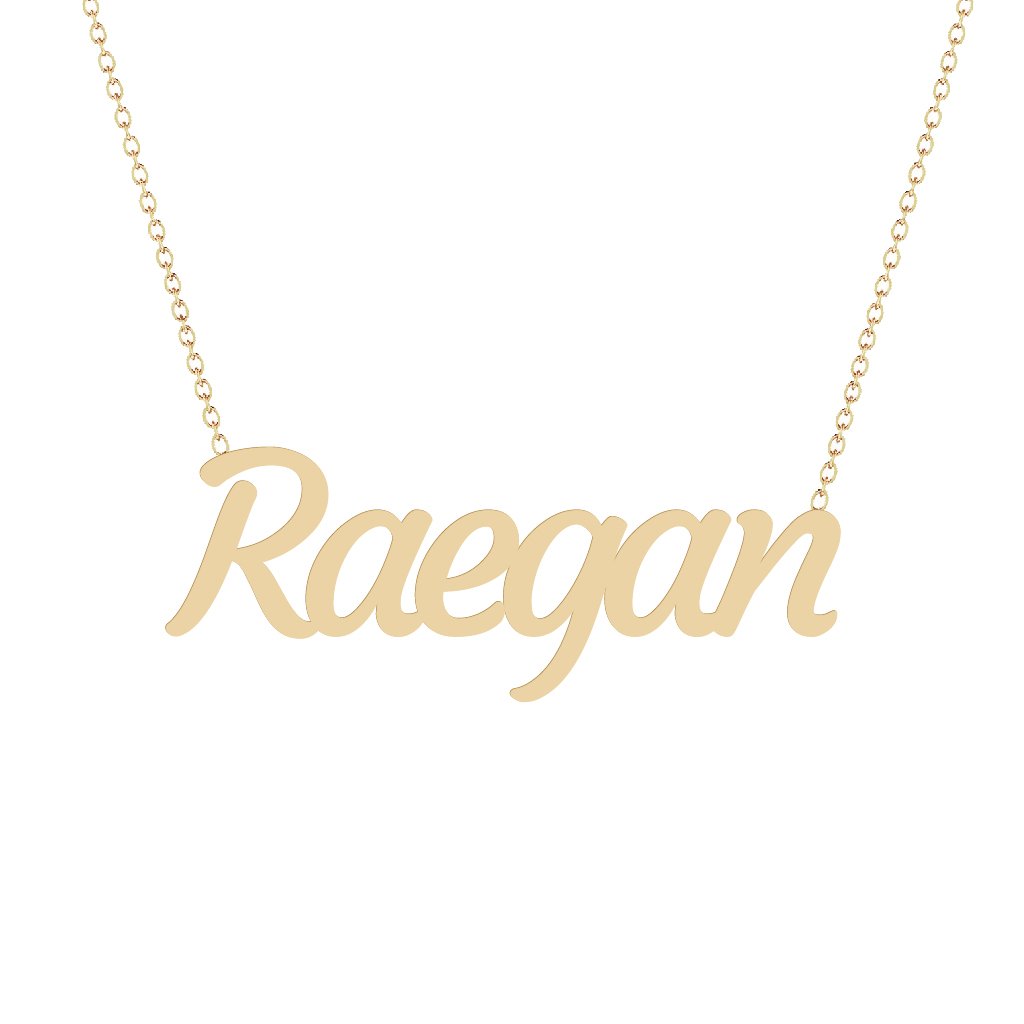 Gold Name Necklace - Raegan