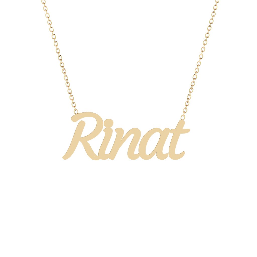 Gold Name Necklace - Rinat