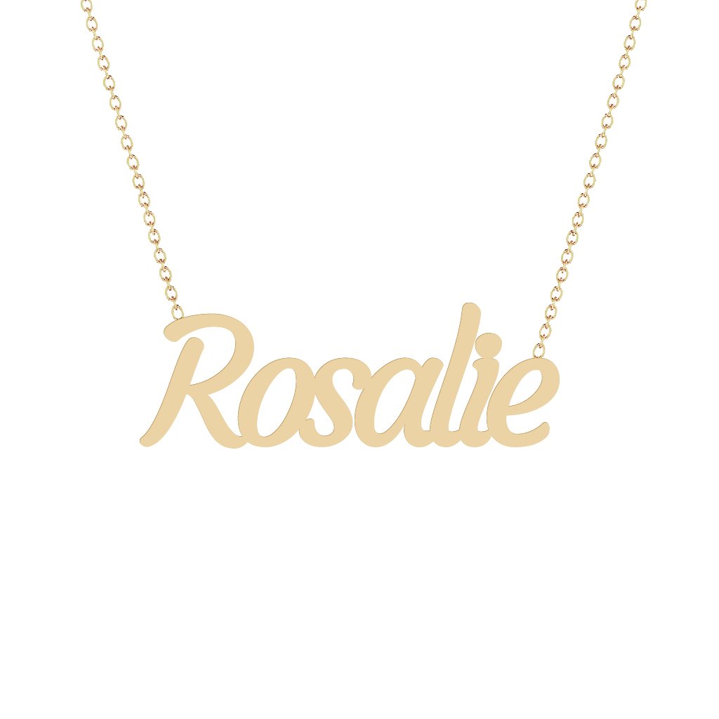 Gold Name Necklace - Rosalie