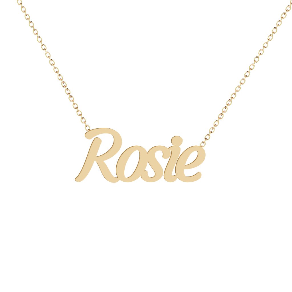 Gold Name Necklace - Rosie