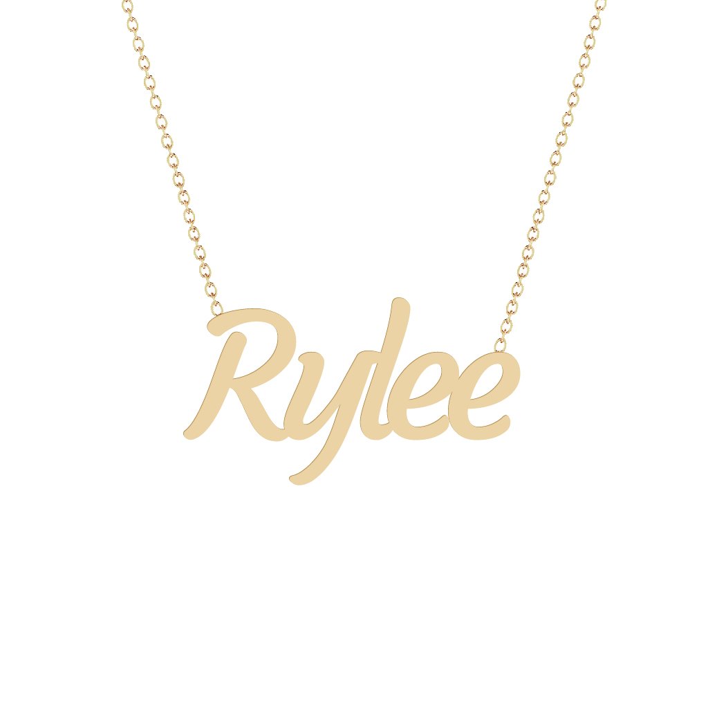 Gold Name Necklace - Rylee