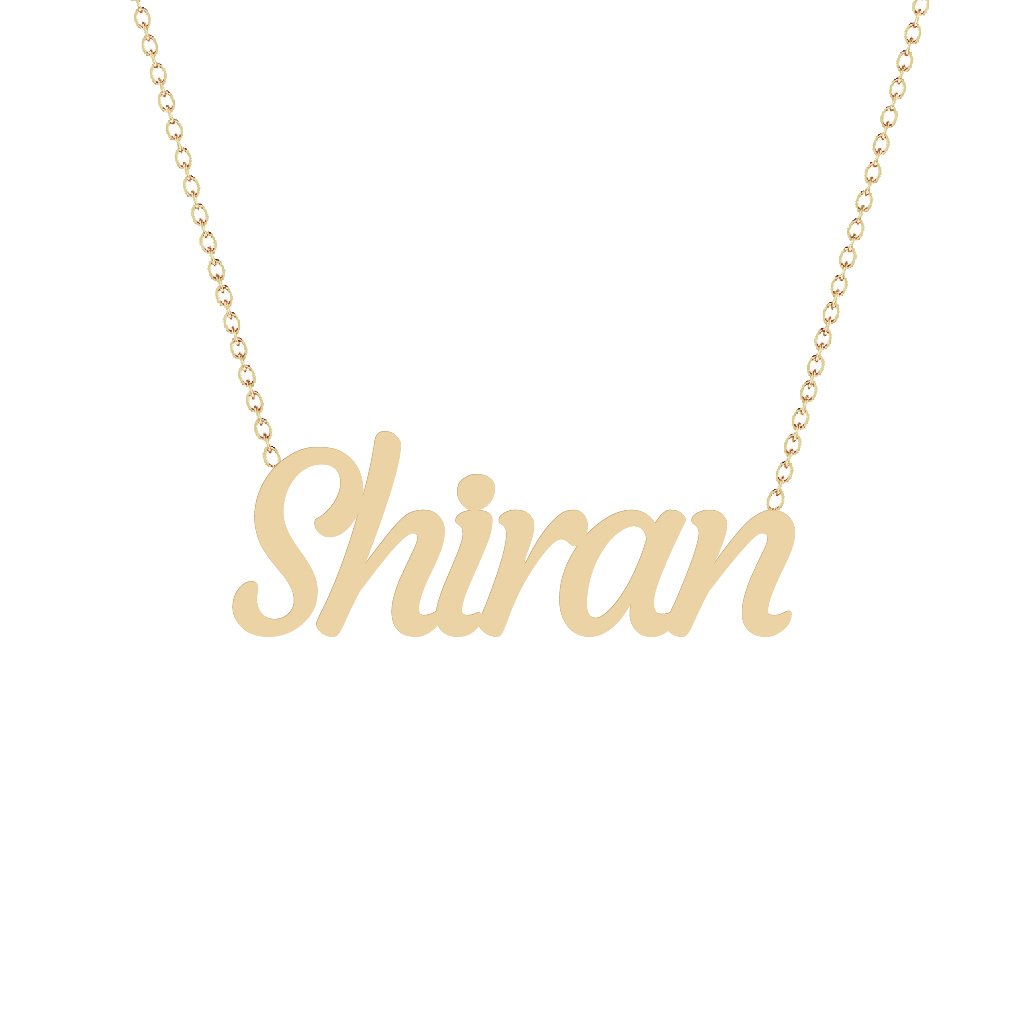 Gold Name Necklace - Shiran