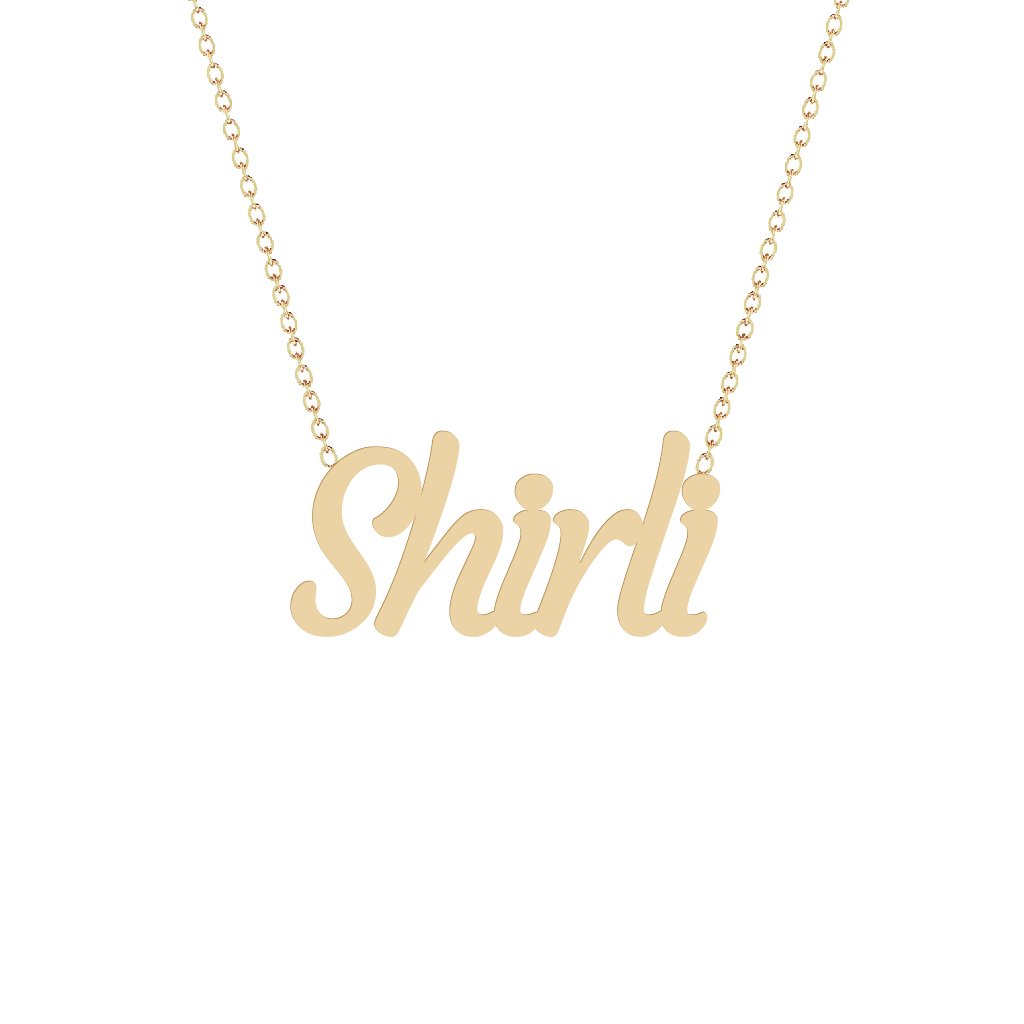 Gold Name Necklace - Shirli