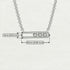 3 Diamond Stone Hollow Necklace - Zaria No. 2 image 2