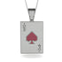 Ace Of Spades Diamond Card Necklace - Tyler No. 12 image 1