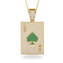 Ace Of Spades Diamond Card Necklace - Tyler No. 4 image 1