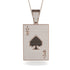 Ace Of Spades Diamond Card Necklace - Tyler No. 8 image 1