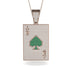 Ace Of Spades Diamond Card Necklace - Tyler No. 5 image 1
