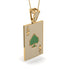 Ace Of Spades Diamond Card Necklace - Tyler No. 4 image 2