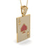 Ace Of Spades Diamond Card Necklace - Tyler No. 10 image 2