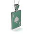 Ace Of Spades Emerald Card Necklace - Tyler No. 18 image 2