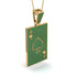 Ace Of Spades Emerald Card Necklace - Tyler No. 19 image 2