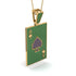 Ace Of Spades Emerald Card Necklace - Tyler No. 28 image 2