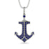 Anchor Sapphire Pendant - Brandon No. 15 image 1