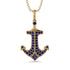 Anchor Sapphire Pendant - Brandon No. 13 image 1