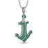 Anchor Emerald Pendant - Brandon No. 6 image 2