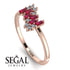 Baguette And Round Ruby Band - Daniela No. 11 image 2