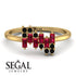 Baguette And Round Ruby Band - Daniela No. 40 image 10