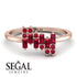 Baguette And Round Ruby Band - Daniela No. 56 image 10