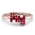 Baguette And Round Ruby Band - Daniela No. 56 image 1