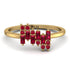 Baguette And Round Ruby Band - Daniela No. 55 image 1