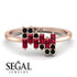 Baguette And Round Ruby Band - Daniela No. 41 image 10