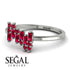 Baguette And Round Ruby Band - Daniela No. 57 image 3