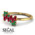 Baguette And Round Ruby Band - Daniela No. 25 image 3