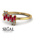 Baguette And Round Ruby Band - Daniela No. 10 image 3