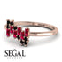 Baguette And Round Ruby Band - Daniela No. 41 image 3