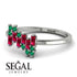 Baguette And Round Ruby Band - Daniela No. 27 image 3