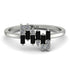 Baguette And Round Black Diamond Band - Daniela No. 9 image 1