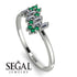 Baguette And Round Diamond Band - Daniela No. 18 image 2