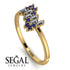 Baguette And Round Diamond Band - Daniela No. 61 image 2