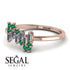 Baguette And Round Diamond Band - Daniela No. 17 image 3