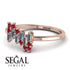 Baguette And Round Diamond Band - Daniela No. 47 image 3