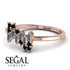 Baguette And Round Diamond Band - Daniela No. 32 image 3