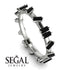 Baguette Black Diamond Eternity Band - Journee No. 9 image 2