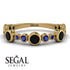 Bezel Black Diamond Eternity Band - Valeria No. 67 image 2